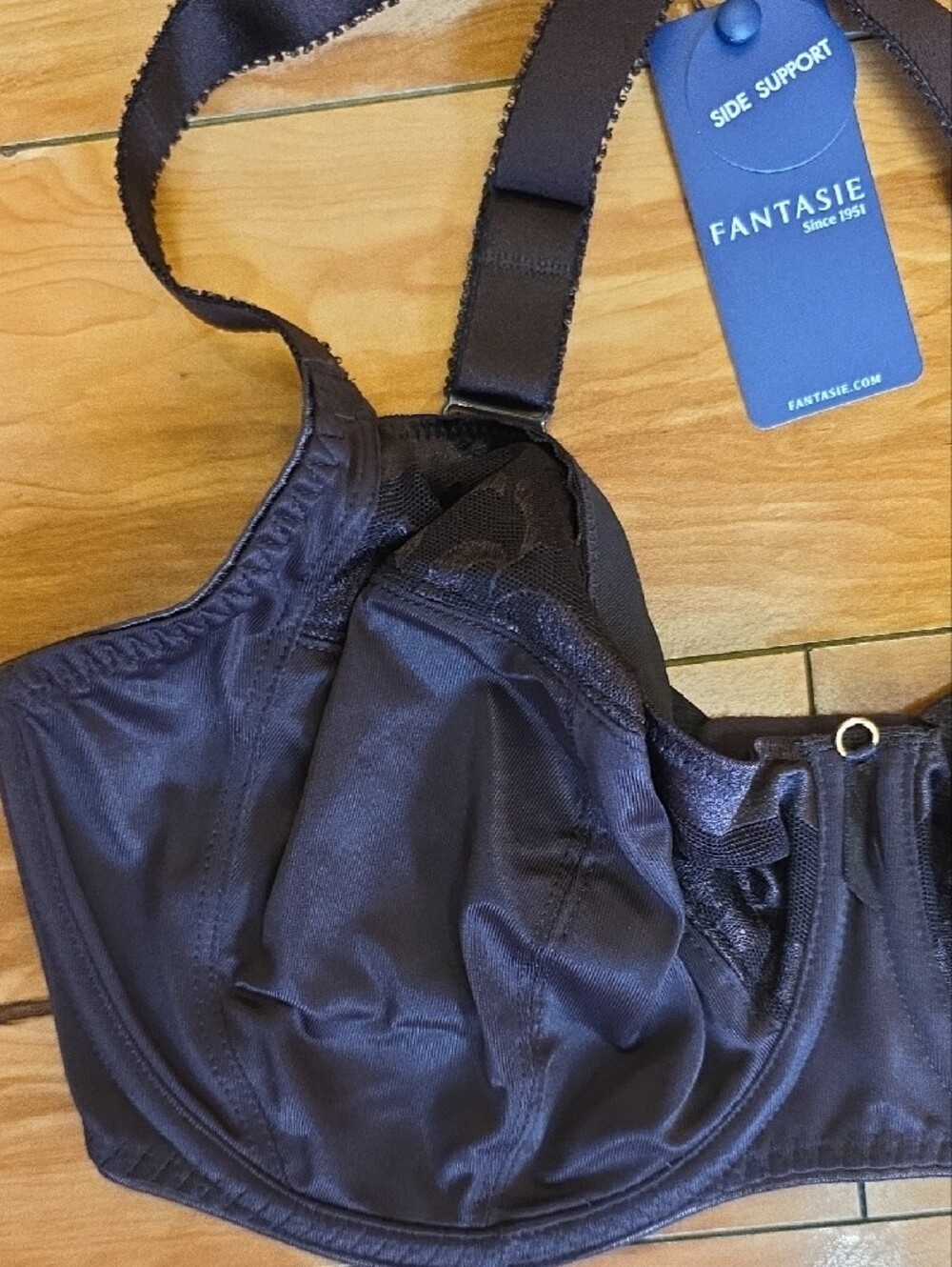 NEW Fantasie Illusion Underwire Side Support Bra Chocolate 34G - Picture 2 of 12